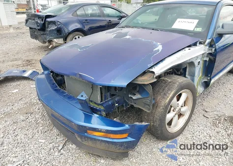 2007 Ford Mustang V6 Deluxe/V6 Premium из США, поврежденный, VIN 1ZVHT80N675265083